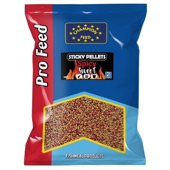 Pelete Champion Feed - Sticky Pellets Spicy Sweet 2mm 650g